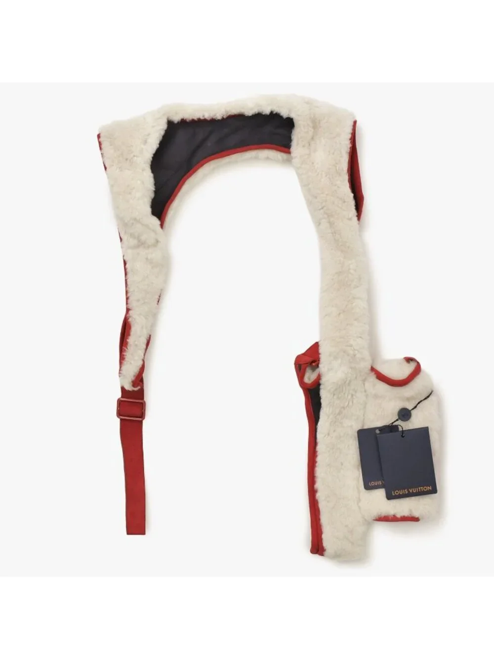 Louis Vuitton Rib Utility Vest 3D Multi Pocket Beige